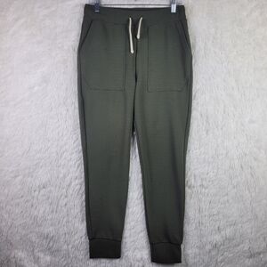 Rustic Dime Mens S Green Ribbed Jogger Pants Athleisure Streetwear Casual